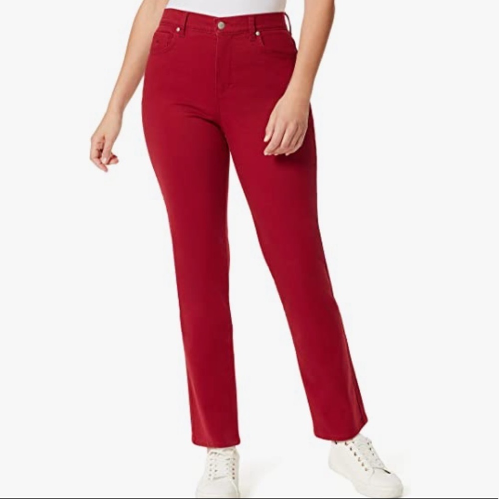 Gloria Vanderbilt 18 Short Womens Amanda Classic High Rise Tapered Jean - Picture 2 of 8